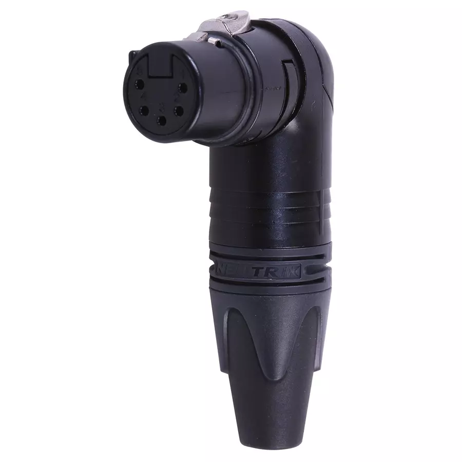 NEUTRIK SOCKET, XLR, 90DEG, 5POLE, NC5FRX-B