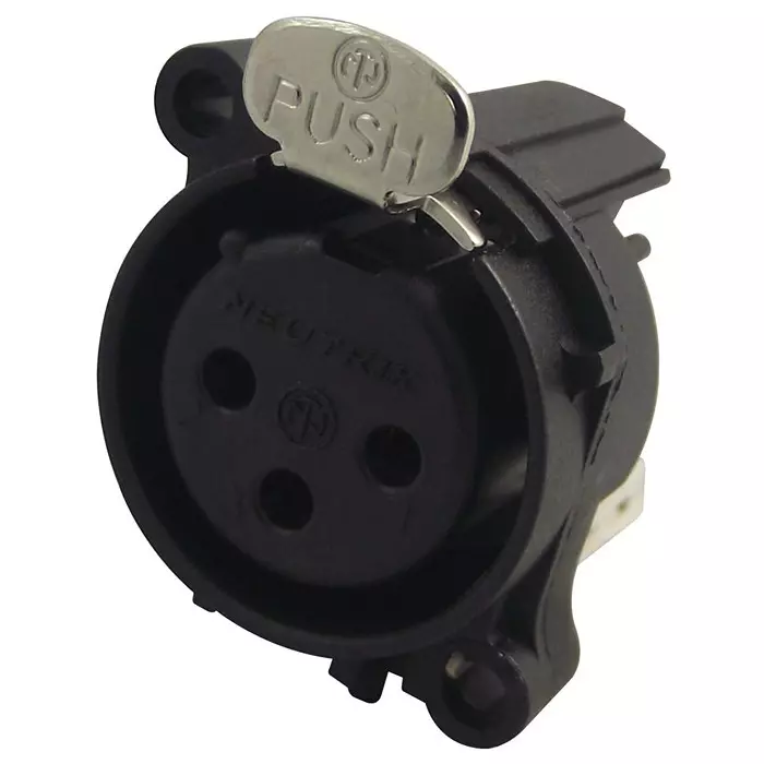 NEUTRIK SOCKET, XLR, PCB, VERTICAL, 3POLE, NC3FAAV2