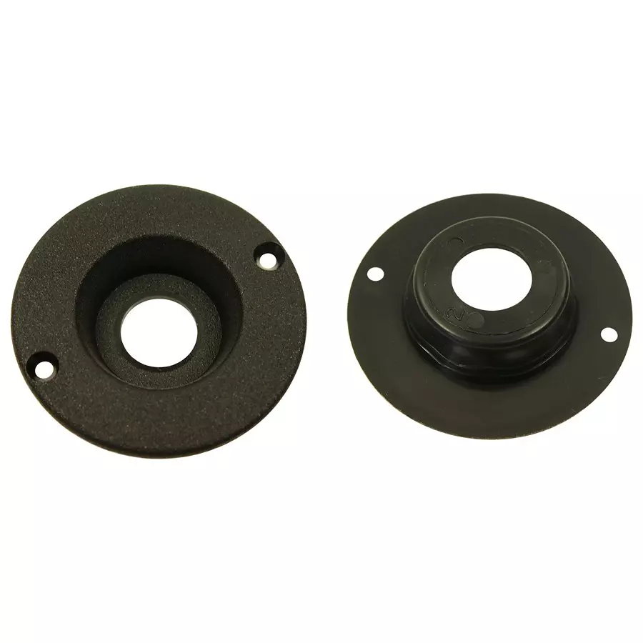 CLIFF ELECTRONIC COMPONENTS RECESS PLATE, 6.35MM JACK SOCKET, BLACK, CL1396 (Pack of 10)