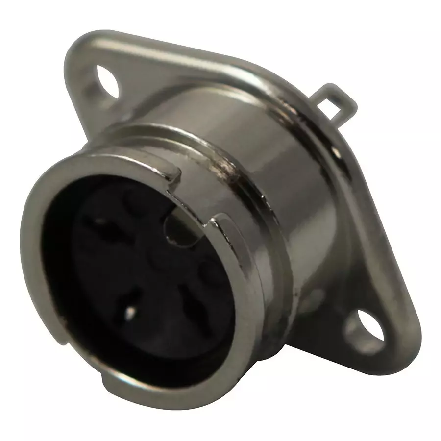 LUMBERG SOCKET, CHASSIS, DIN, BAYONET, 3WAY, 0107 03