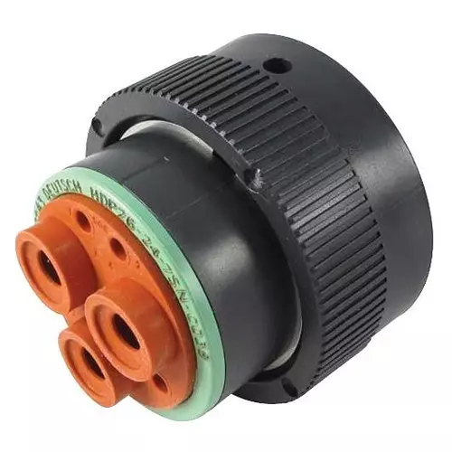DEUTSCH - TE CONNECTIVITY PLUG, HDP POWER, 7WAY, SKT, HDP26-24-7SN-C038