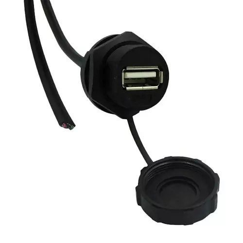 STEWART CONNECTOR USB CABLE, 2.0 A RECPT-FREE END, 914.4MM, 67U2BD-003-K