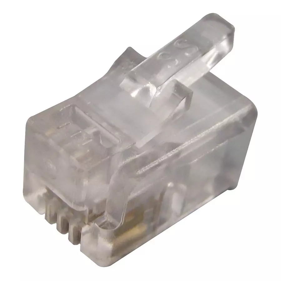 STEWART CONNECTOR PLUG, MODULAR, 4WAY, PK10, 937-SP-3044 (Pack of 10)