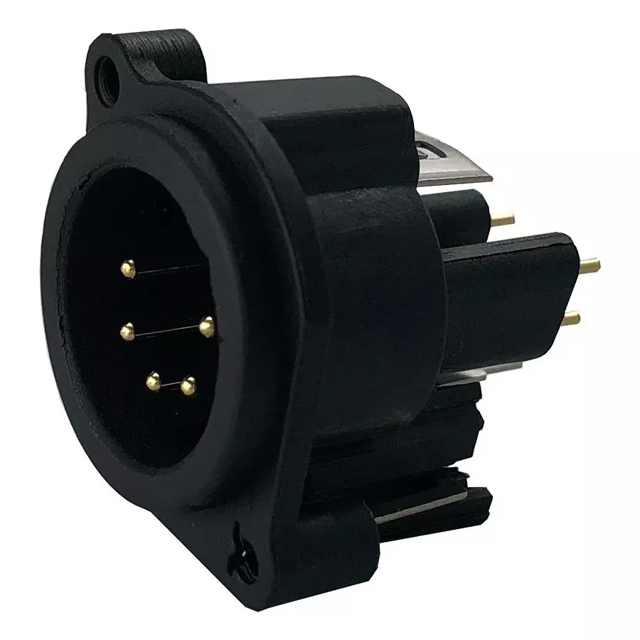 IO AUDIO TECHNOLOGIES Xlr Connector, Plug, 5Pos, Pcb, IO-XLR5-M-EV