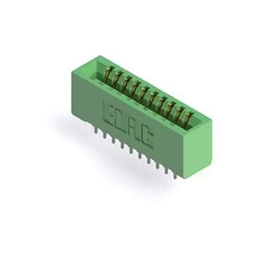 EDAC CARD EDGE CONN, DUAL, 20POS, TH, 341-020-520-201