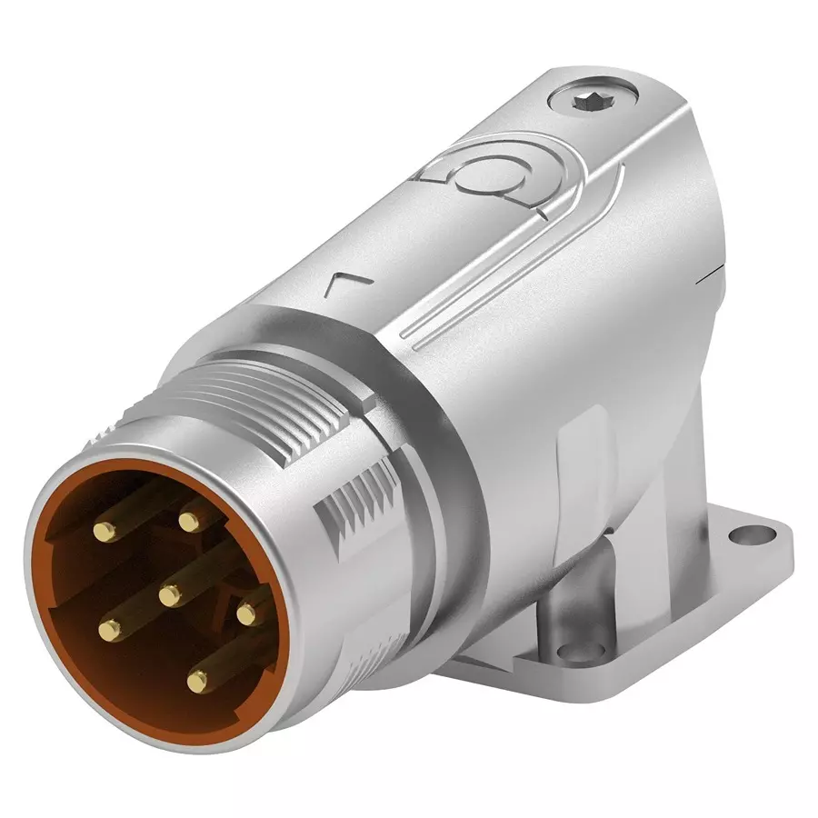 INTERCONTEC - TE CONNECTIVITY CIRCULAR CONN, R/A RCPT, 6POS, PANEL, BEWC106NN00000107000