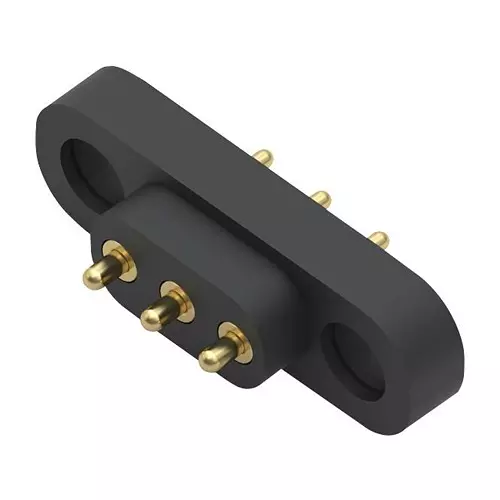 MILL-MAX SPRING LOADED CONNECTOR, 3POS, 4MM, TH, 858-22-003-10-001101