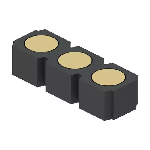 MILL-MAX CONNECTOR, HEADER, 3POS, 2.54MM, SMT, 319-10-103-30-054000