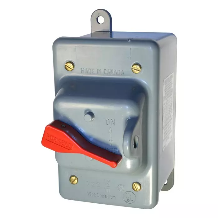 HUBBELL WIRING DEVICES SW DISCONNECTOR, 3P, 30A, 600VAC, FLANGE, HBL13R23