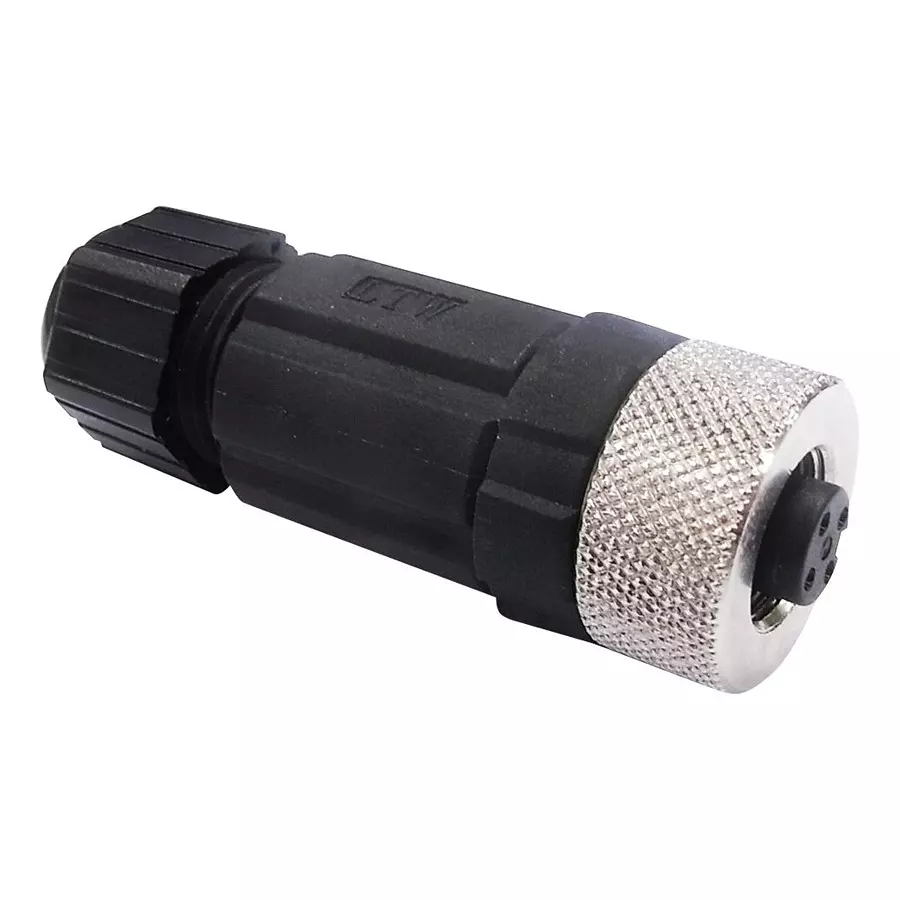 AMPHENOL LTW Sensor Connector, M12, Rcpt, 5Pos, M12A-05BFFB-SL7001