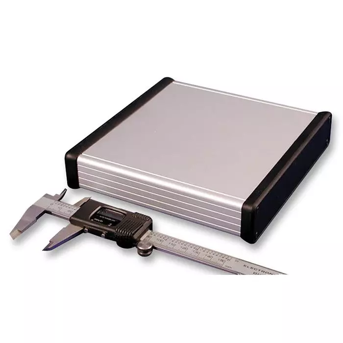 HAMMOND Metal Enclosures CASE, ALUMINIUM, 31X160X160MM, 1455R1602