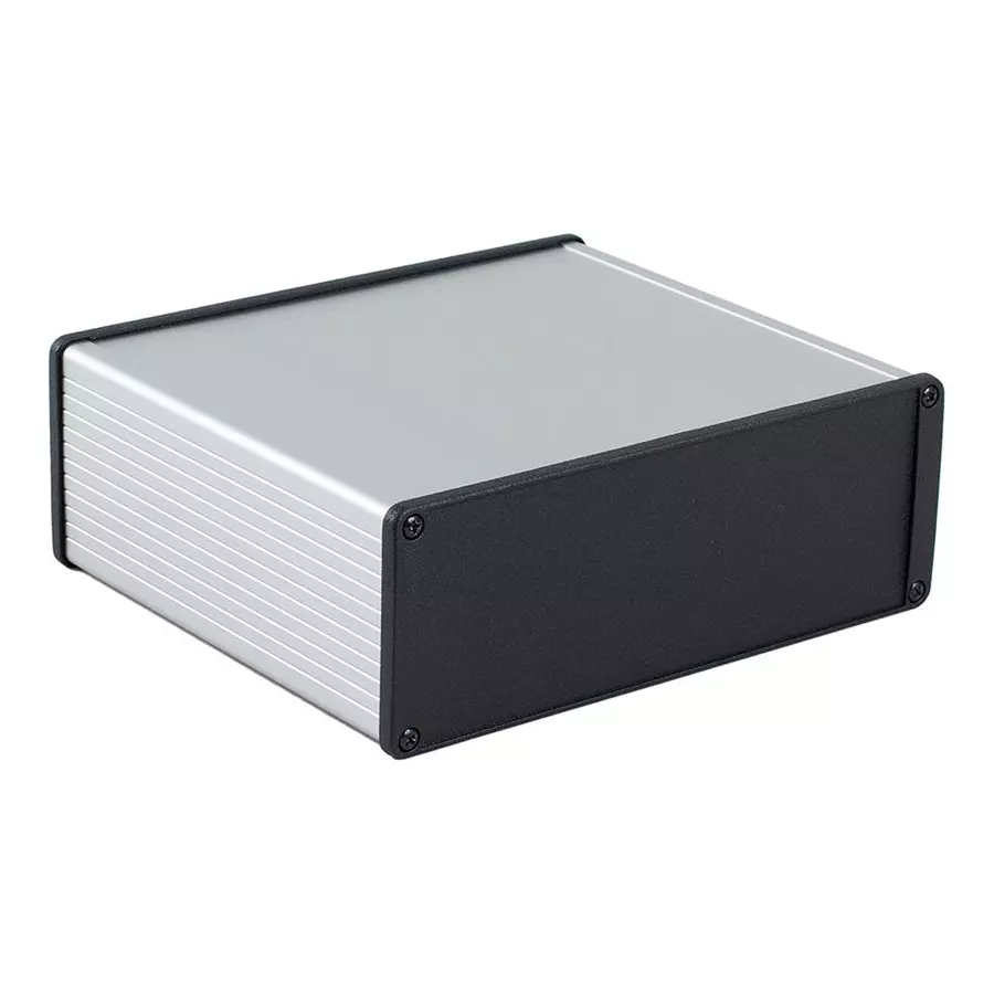 HAMMOND Metal Enclosures ENCLOSURE, EMI/RFI BOX, ALUMINIUM, CLEAR, 1457U1601E