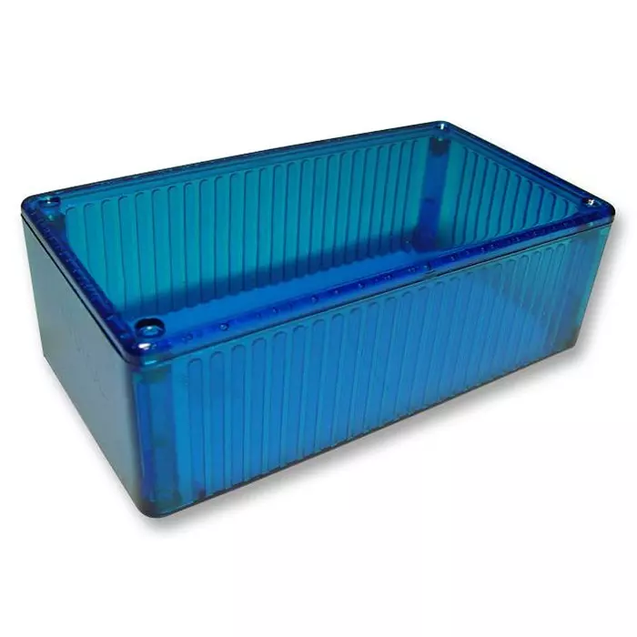 HAMMOND Plastic Enclosures BOX, POLYCARBONATE, 150X80X46MM, 1591DTBU