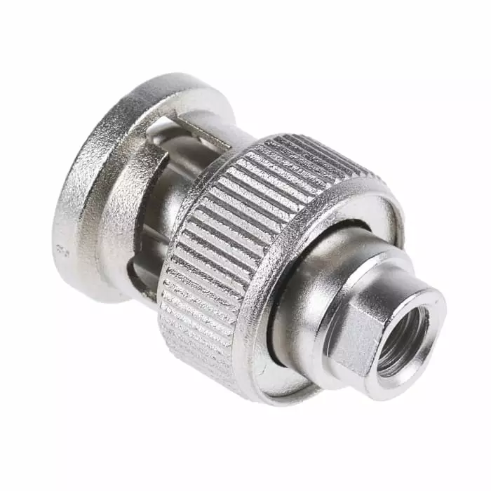 Telegartner Plug Cable Mount BNC Connector 50 Ω Crimp Termination Straight Body, J01000A1294