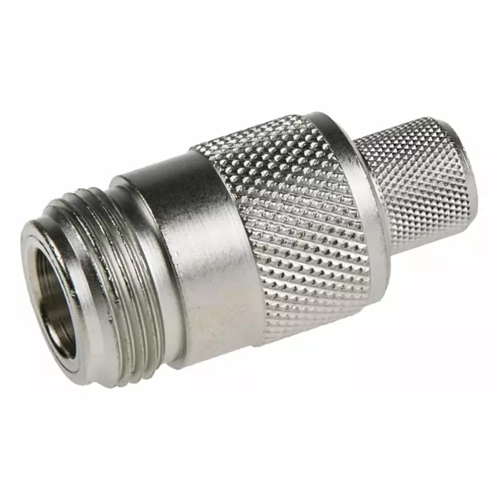 Telegartner Jack Cable Mount N Connector 50 Ω Crimp Termination Straight Body, J01021A0061