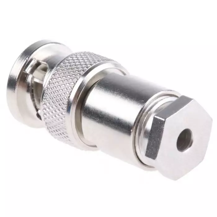 Telegartner Plug Cable Mount BNC Connector 50 Ω Clamp Termination Straight Body, J01000A0606