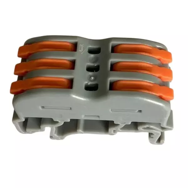 ENERTECH DIN Rail Type Connector 3 Way DIN Rail for Industrial Use, PCD - 2-3