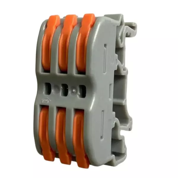 ENERTECH DIN Rail Type Connector 3 Way DIN Rail for Industrial Use, PCD - 2-3