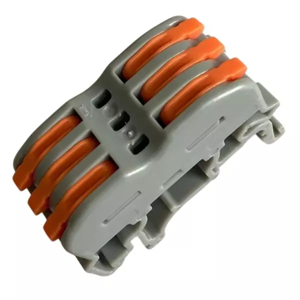 ENERTECH DIN Rail Type Connector 3 Way DIN Rail for Industrial Use, PCD - 2-3