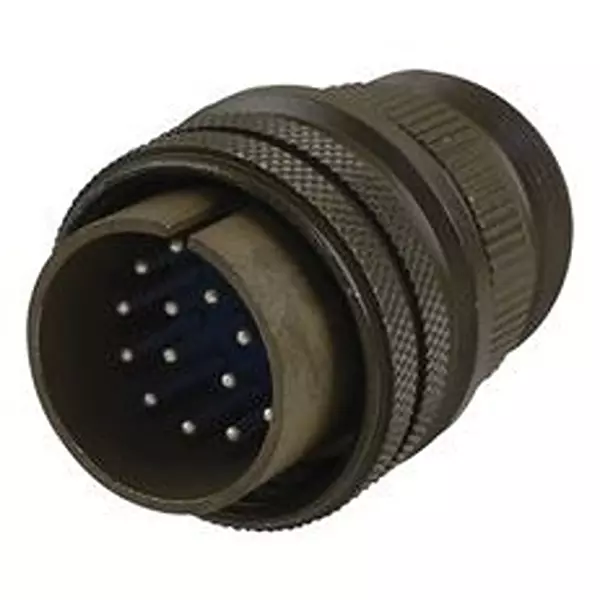 AMPHENOL INDUSTRIAL Circular Connector PLUG SIZE 20, 17 POSITION, CABLE, 97-3106A-20-29P