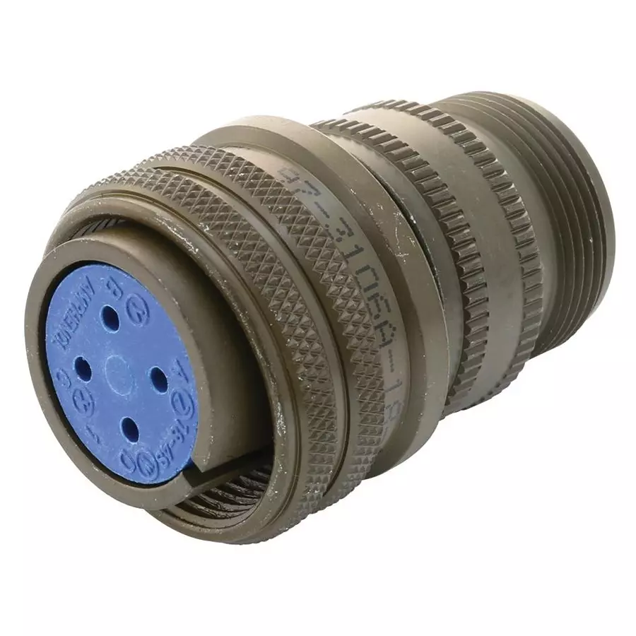 AMPHENOL INDUSTRIAL Circular Connector, PLUG, 18-4, CABLE, 97-3106A-18-4S