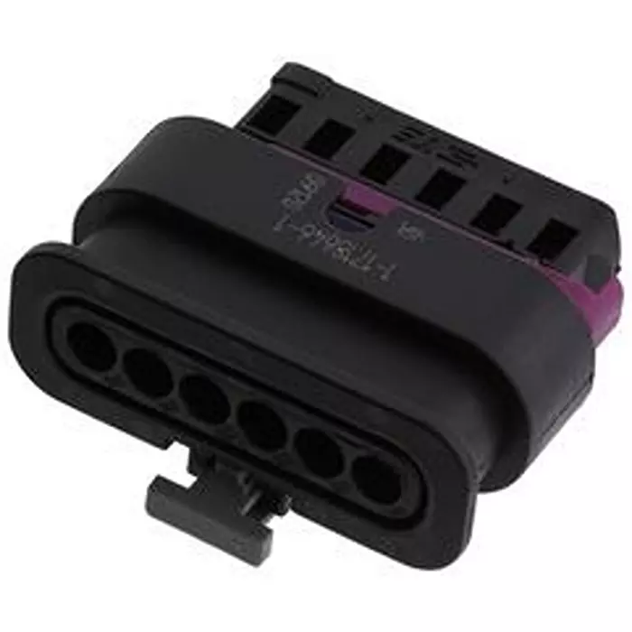 TE CONNECTIVITY Automotive Conn Housing, Rcpt, 6Pos, 1-1718646-1