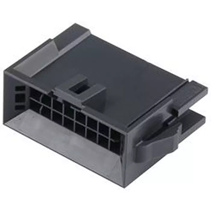 MOLEX Conn Housing, Plug, 10Pos, 2.5 mm, Black, 224556-1110.