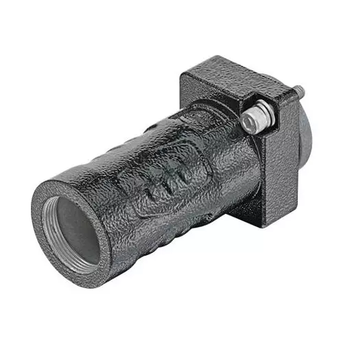 HARTING Heavy Duty Conn, Hood, Scre W, Alum, 19400110411