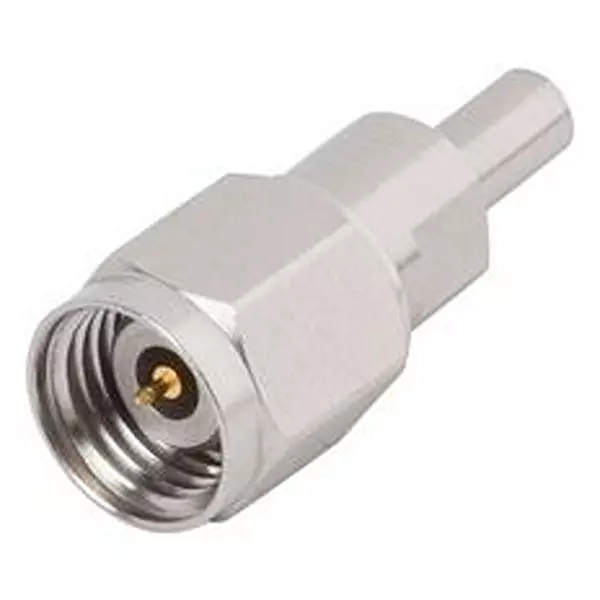 AMPHENOL SV MICROWAVE Rf Adptr, Smps Rp Plug-1.85 mm Plug/65Ghz, 1138-6047