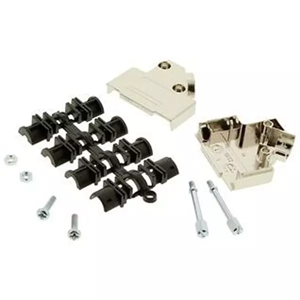 MH CONNECTORS D Sub Backshell, 45DEG, 15WAY, MHD45PK15-K