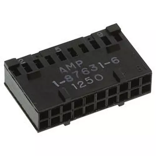 AMP - TE CONNECTIVITY Housing, Receptacle, 20Pos, 2.54Mm, 1-87631-6