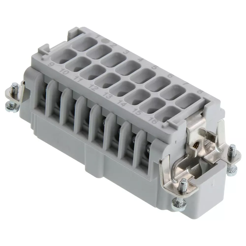 ABB - THOMAS & BETTS Rectangular Insert, Plug, 16+G Position, Screw, Ms216B