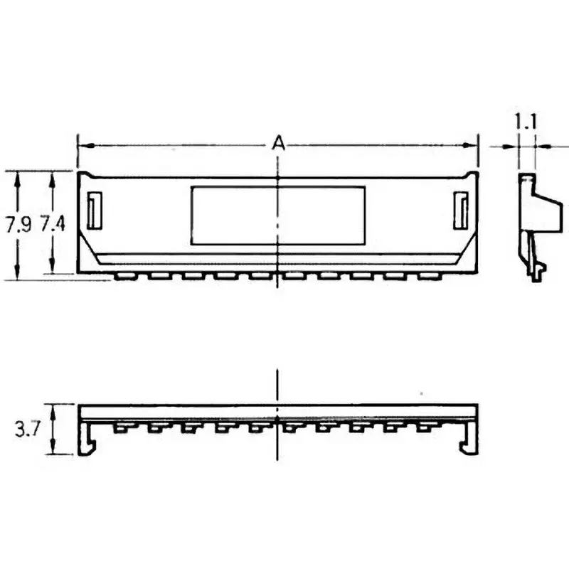 Omron Discrete-Wire Press Connector 5-Pole, XG5S-0501