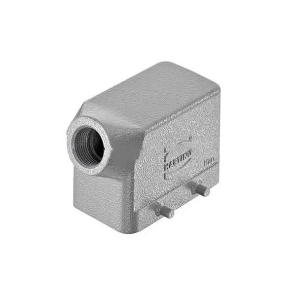 Harting Han Hood Connector M20 Side Entry Aluminium Die-Cast 10 B Size, 19300101520