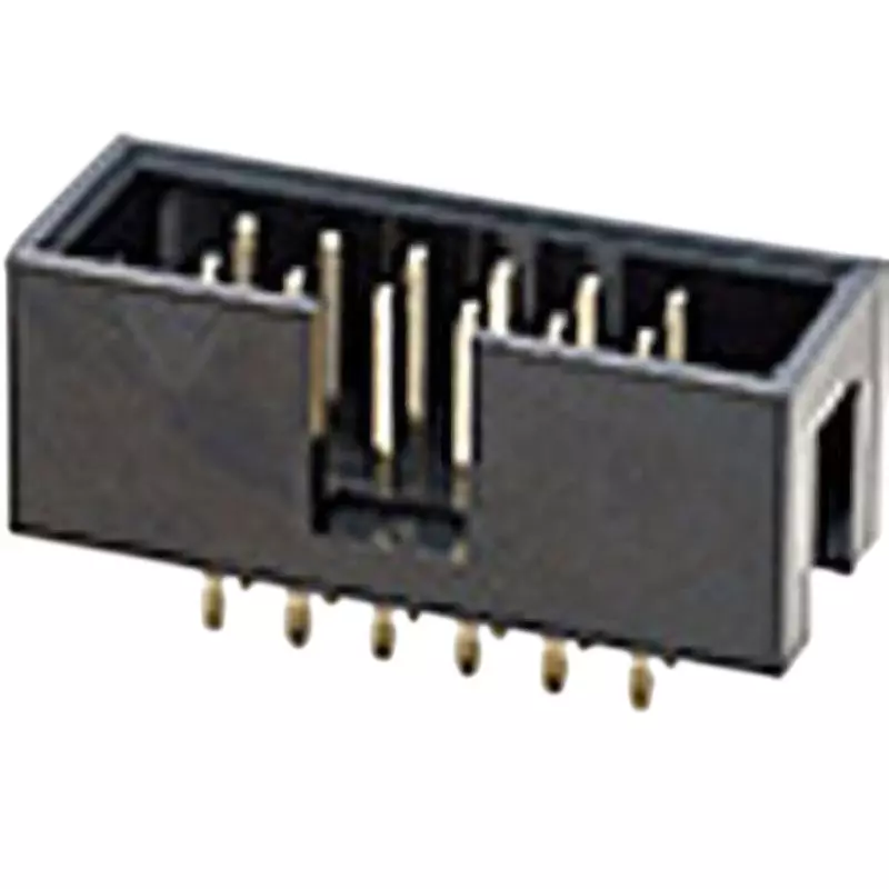 HIROSUGI Pin Header 10 Pin Min. 5000 mΩ (DC 500 V) Resistance, BSS-420906-05 (Pack of 50)