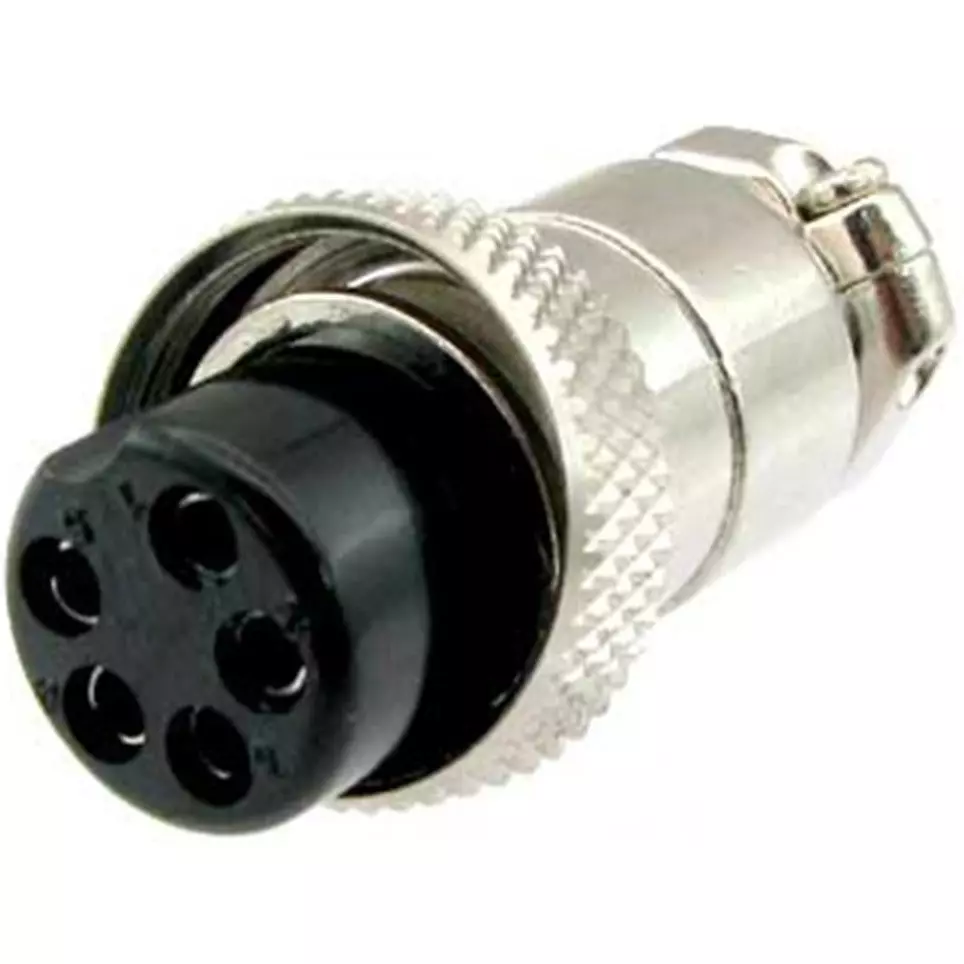 Kyoritsu Electronics Microphone Connector Solder Terminal, WTN-11-104/5P (MIC-5P)
