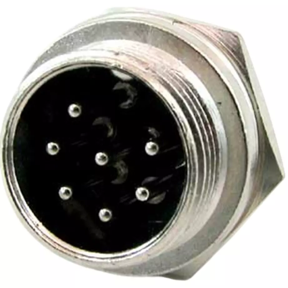Kyoritsu Electronics Microphone Connector Solder Terminal, WTN-11-204/7P (MIC-7R)