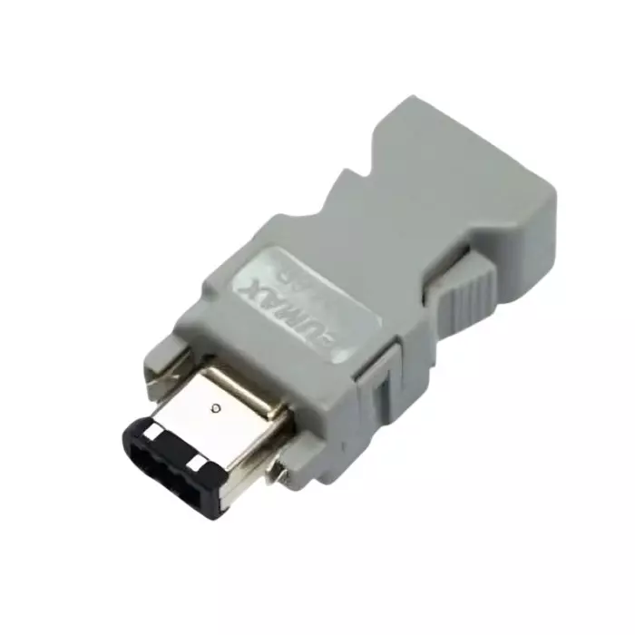 Delta Plug & Shell Connector Grey Color Metal & Plastic Body for Servo Motors, ACS3-CNENC200