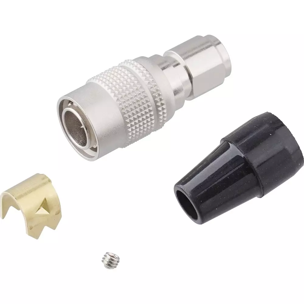 Hirose Compact Round Connector AC 150, DC 200 V Rated Voltage, HR10A-7P-4P(73)