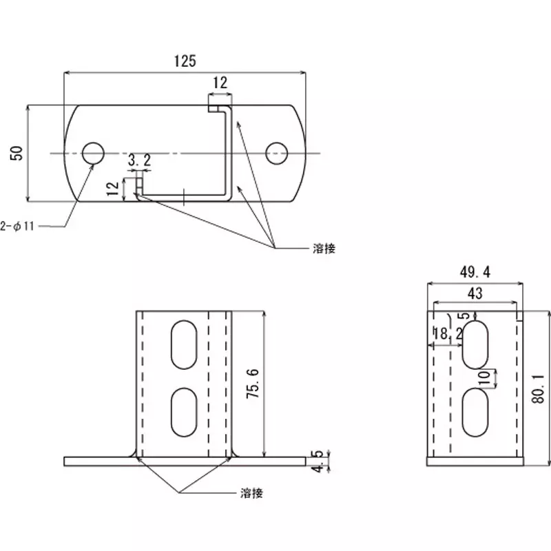 kameda-denki-multi-angle-connector-steel-sheet-hot-dip-galvanizing-materialfinish-un-3r-zn