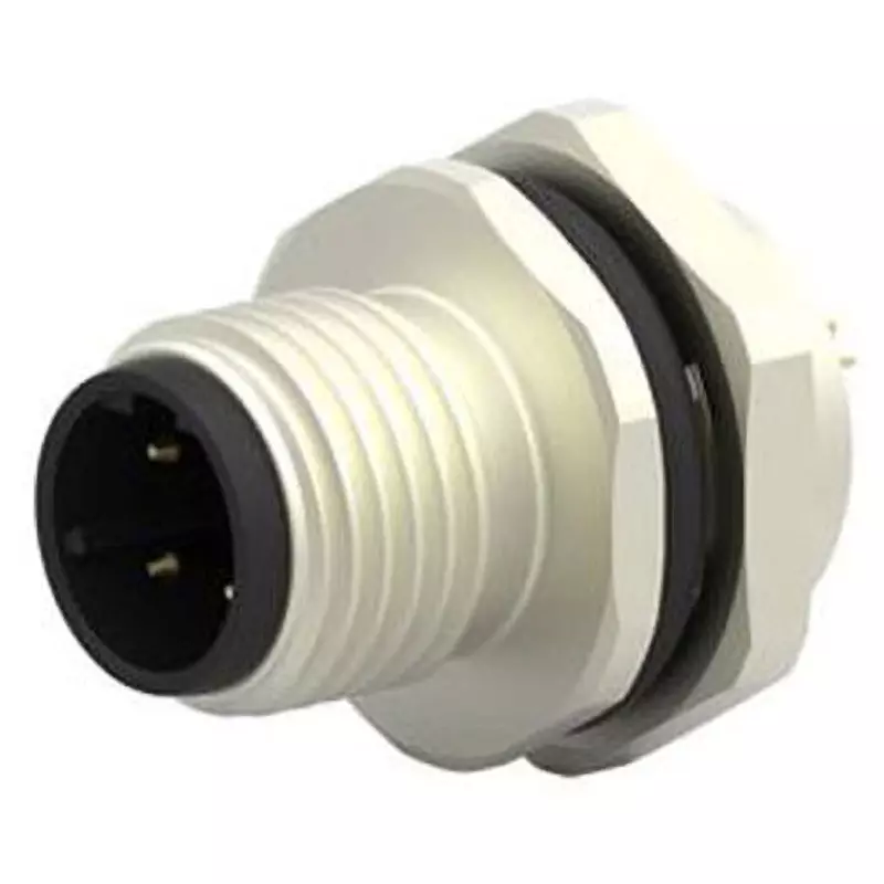 TE CONNECTIVITY Straight Circular Connector 4 Amp Rated Current 4 Contacts, T4130512041-000