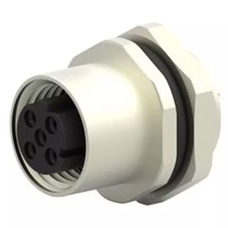 TE CONNECTIVITY Straight Circular Connector 4 Amp Rated Current 5 Contacts, T4141412051-000