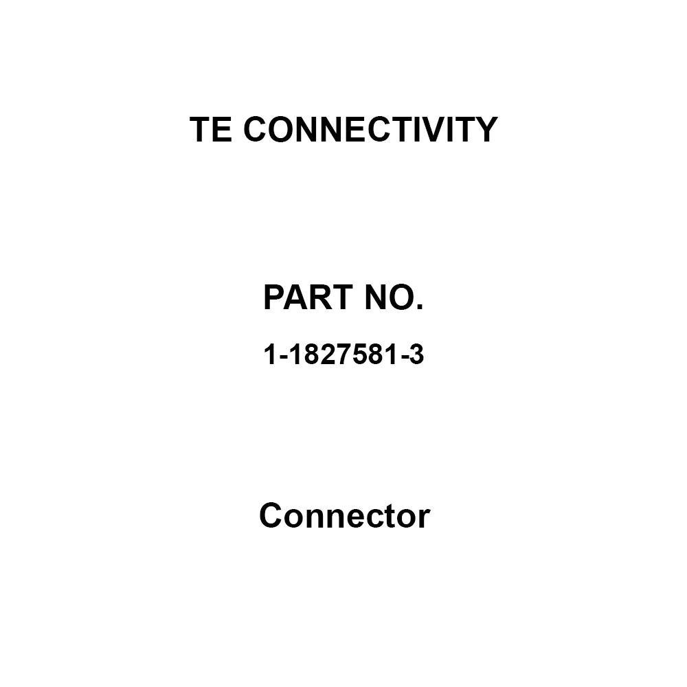 TE CONNECTIVITY Connector Base Mounting Tab / Header Vertical Type Straight Shape AC/DC 250 Voltage Rating, 1-1827581-3 (Pack of 40)