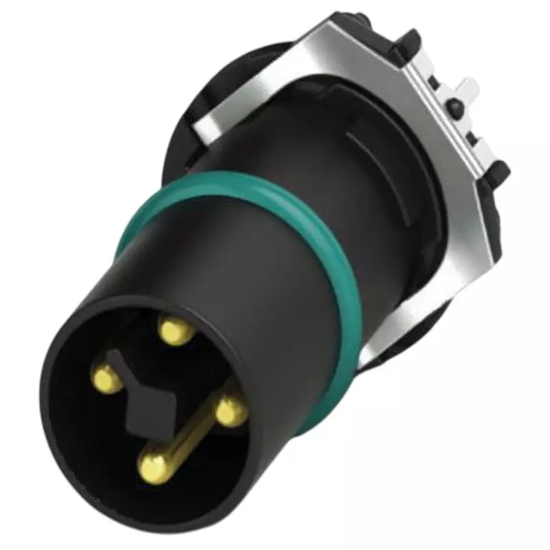 PHOENIX Circular Connector 4 No. of Pole IP67 Protection Class Male Contact Gender, 1406397 (Pack of 60)