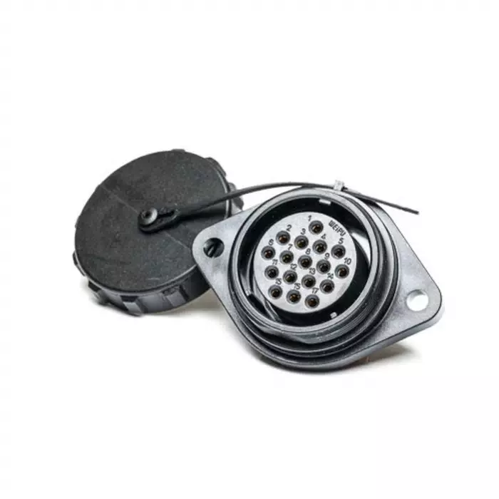 RS PRO Circular Connector 17 Contacts Panel Mount Socket IP68, 2065243