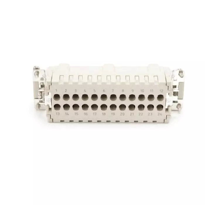 RS PRO Heavy Duty Power Connector Insert 16A Male 24 Contacts, 2084510