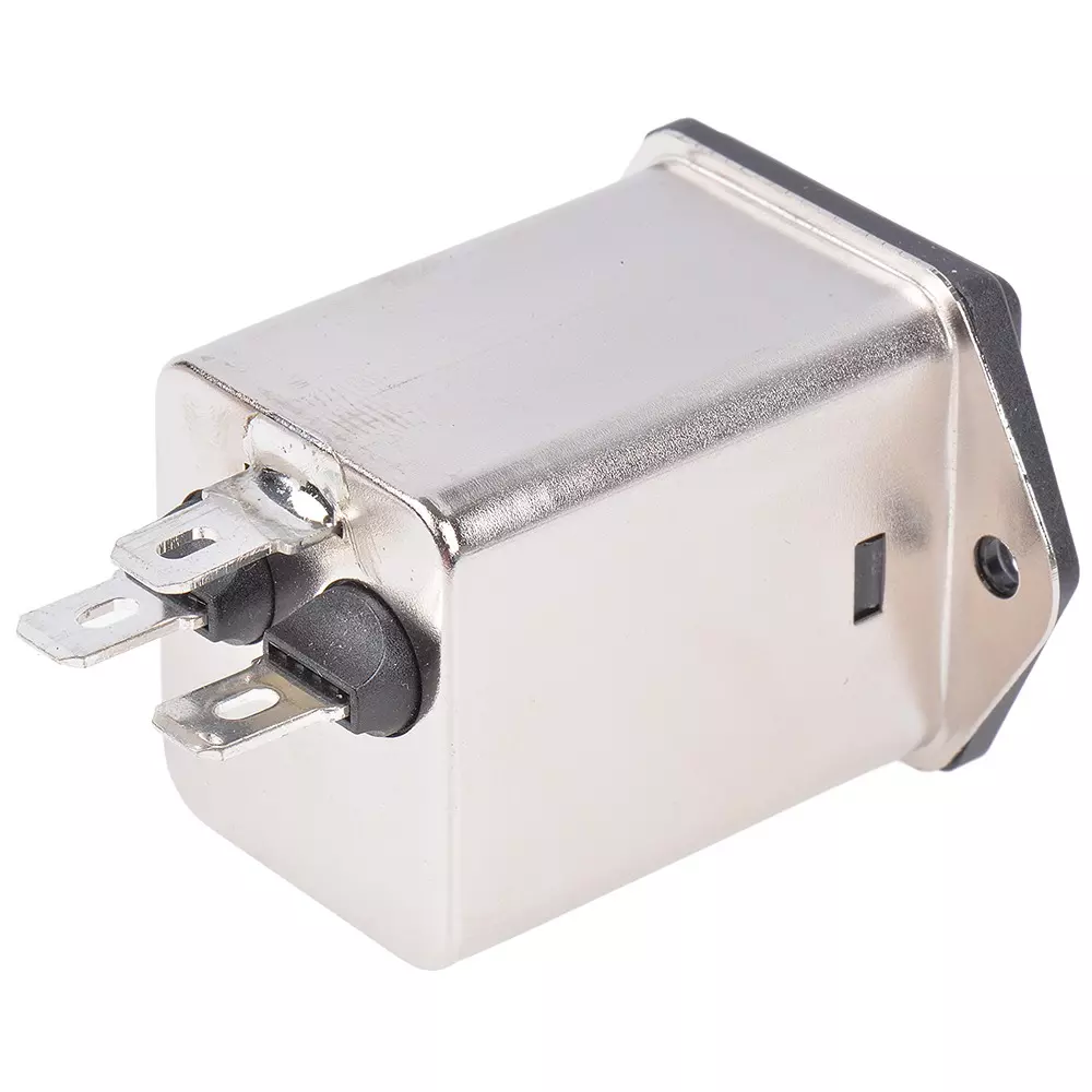 Epcos B84773 Series Panel Mount IEC Inlet Filter 6 Amp 250 V AC/DC, B84773A0006A000 (Pack of 40)
