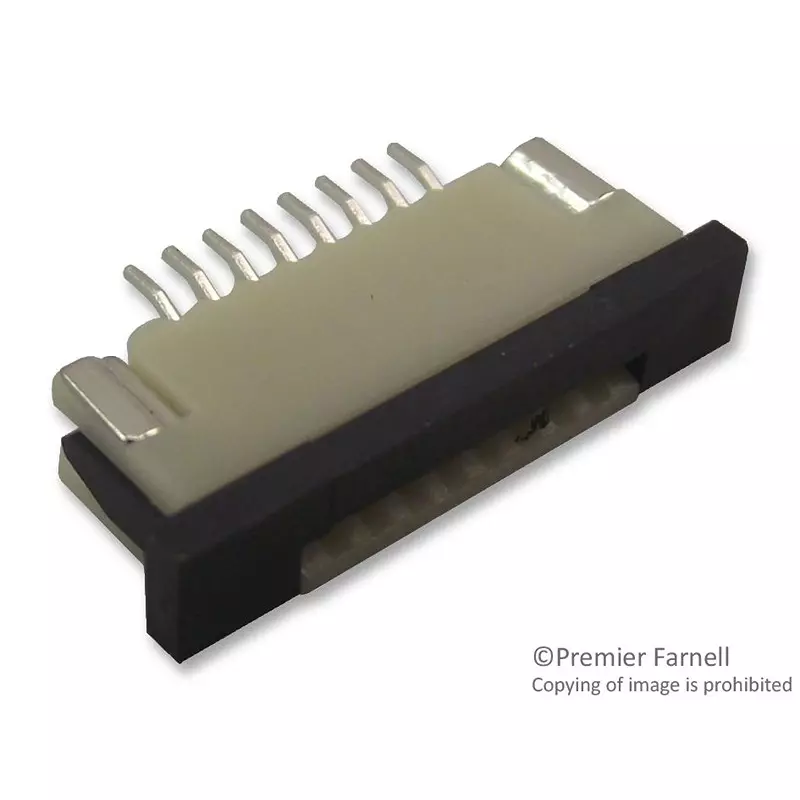 WURTH ELEKTRONIK FFC Board Connector 1 mm, R/A, Top, Ziif, 20Way, 68612014122