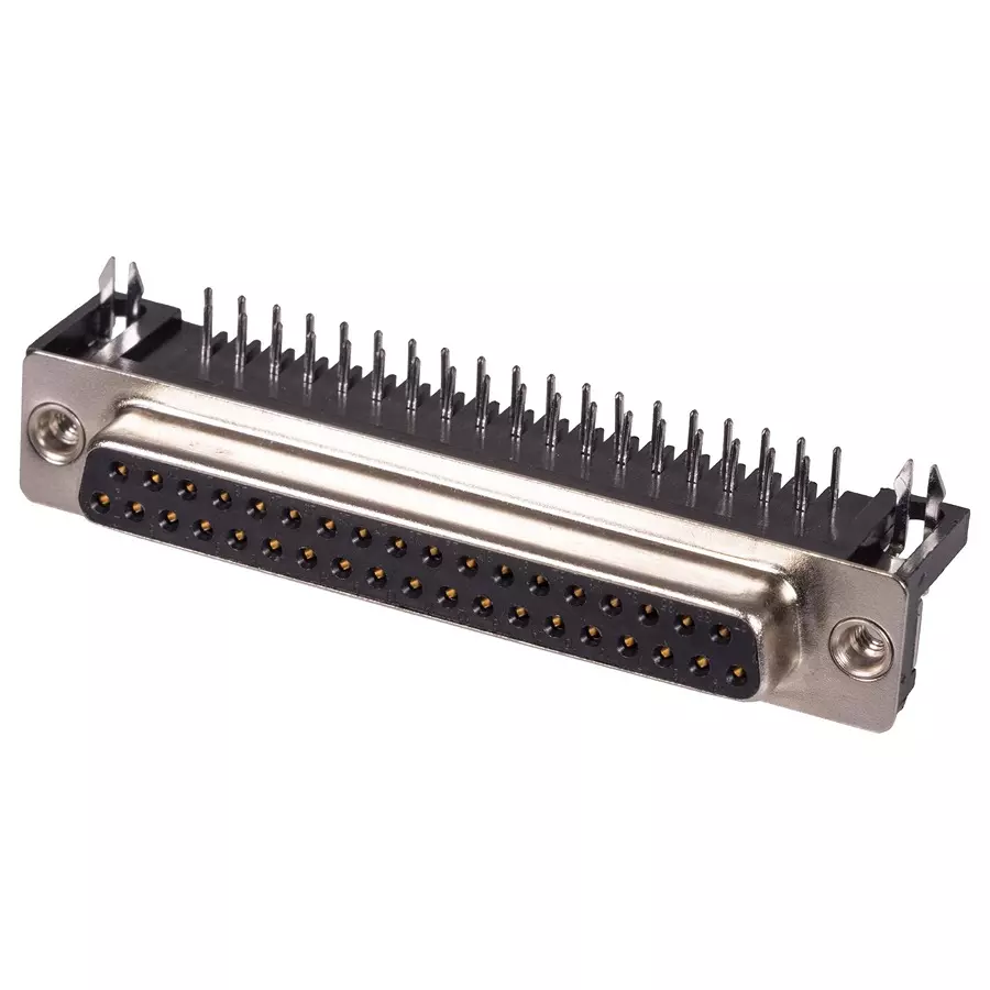 MULTICOMP PRO D Sub Connectors SOCKET, D, PCB, R/A, 37WAY, 5504F1-37S-02-03-F1 (Pack of 5)