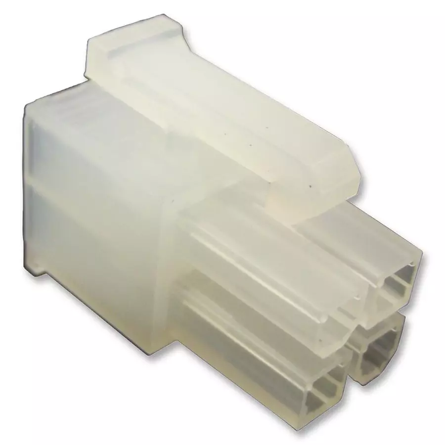 MULTICOMP PRO Plug & Socket Connector Housings HOUSING, RECEPTACLE, 4 WAY, NYLON, MC34507 (Pack of 50)
